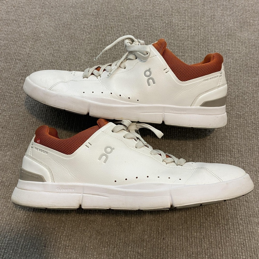 On The Roger Advantage Shoes Mens Size 12.5 White Tennis Sneakers Athletic - Picture 2 of 14